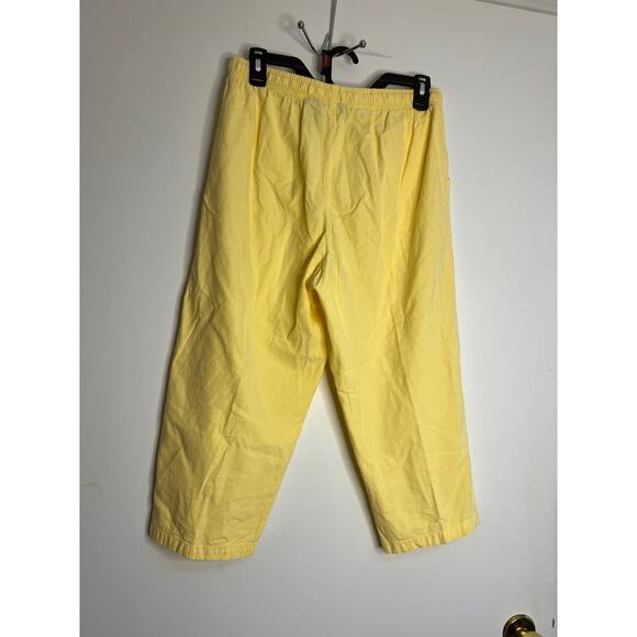 Basic Editions Vintage Size Sm Capri Length Pants Yellow Pull On - Picture 9 of 9
